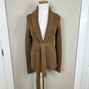 GAP Camel Textured Knit Wrap Seeater